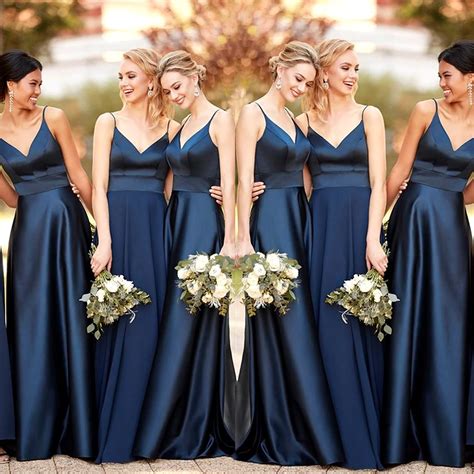 navy blue bridesmaid dresses